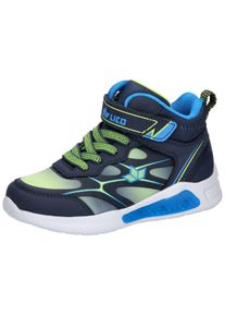 Lico Kinder Sneaker "Freizeitstiefel Blinky Boy", Gr. 35, blau, Synthetik, Schuhe