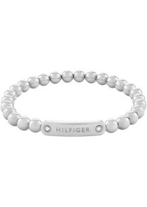 Tommy Hilfiger Damen Armband "METAL BEADS, 2780934, 2780935, 2780936", Edelstahl, silber, Edelstahl, Armbänder, mit Preciosa Crystal