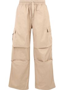 DEF Herren Cargohose "DEF Men DEF Parachute Pant", beige, Gr. XXL, unifarben, 100% Baumwolle, Hosen