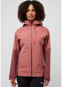 Jack Wolfskin Damen Funktionsjacke "EAGLE PEAK 2L JKT W", rot, Gr. L, Hauptmaterial: 100% Polyester (recycled); Kontrast: 100% Polyester (recycled);