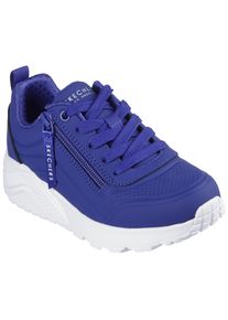 Skechers Kinder Sneaker "UNO LITE", Gr. 30, blau, Lederimitat, unifarben, modisch, Schuhe, Plateausneaker, Chunky Sneaker, Keilsneaker mit cooler