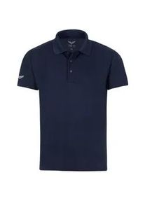 Poloshirt TRIGEMA "TRIGEMA Klassisches COOLMAX" Gr. M, blau (navy) Damen Shirts