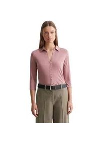 Marc O'Polo Blusenshirt MARC O'POLO "aus LENZINGTM ECOVEROTM" Gr. L, rosa Damen Shirts