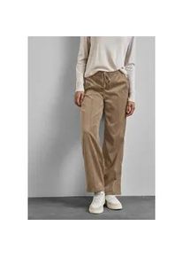 Cordhose Street One Gr. 40, Länge 30, braun (rich mocha) Damen Hosen High Waist