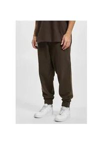 Stoffhose DEF "DEF Herren Sweatpants" Gr. L, US-Größen, braun Herren Hosen