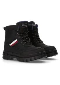 Winterboots Tommy Hilfiger Gr. 34, schwarz Kinder Schuhe Outdoorstiefel, Snowboots, Winterschuh mit TEX-Ausstattung