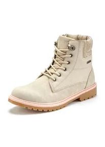 Winterboots Lascana Gr. 38, rosa (beige, rose) Damen Schuhe Snow Boots, Winter Stiefel, wasserabweisende Comfortex-Klimamembrane