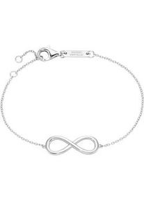 Armband Giorgio Martello MILANO "Infinity, Silber 925" Armbänder Gr. 19cm, Silber 925 (Sterlingsilber), silberfarben (silber) Damen