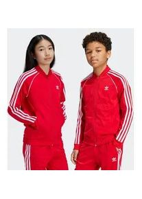 Outdoorjacke Adidas ORIGINALS "SST TRACK TOP" Gr. 158, rot (better scarlet) Kinder Jacken Superstar