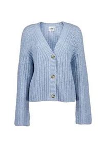 Strickjacke Blue Seven "Blue Seven SPECIAL" Gr. 40, blau (518, mittelblau) Damen Strickjacken