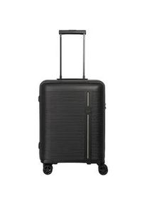 Hartschalen-Trolley Travelite "ROOMER, in verschiedenen Farben und Größen" Gr. B/H/T: 40cm x 55cm x 20cm 37 l, schwarz Koffer Hartschalen-Koffer Reisekoffer Volumenerweiterung Reisegepäck