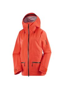Salomon Absolute Skijacke Damen - orange - Gr. L - Polyamid/Elastan