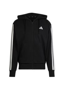 Adidas M 3s Ft Fz Hoodie Herren - schwarz - Gr. XL - Baumwolle/Polyester/Viskose