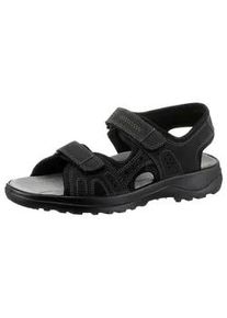 Sandale Jomos "Mobila" Gr. 42, schwarz Herren Schuhe Riemchensandale, Sommerschuh, Klettschuh, Outdoorschuh mit Fußbett