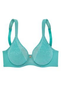 sheego Gro&szlig;e Gr&ouml;&szlig;en Minimizer-BH, t&uuml;rkis, Gr&ouml;&szlig;e 105E - Damen