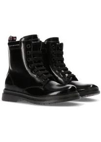 Schnürboots Tommy Hilfiger "LACE-UP BOOT" Gr. 33, schwarz Kinder Schuhe mit Innenreißverschluss