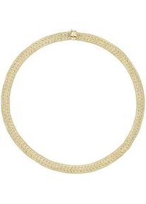 Collier Vivance "glamorous" Halsketten Gr. Gelbgold 375, gelb (gelbgold 375) Damen