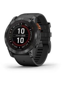 Smartwatch Garmin "FENIX 7X PRO - SOLAR EDITION" Smartwatches grau (dunkelgrau)