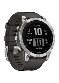 Smartwatch Garmin "FENIX 7" Smartwatches grau (grau/silber)