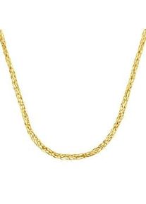 Goldkette Luigi Merano "geflochtene Fantasiekette, Gold 585" Halsketten Gr. 45cm, Gelbgold 585, goldfarben (gold) Damen