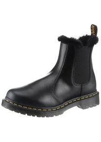 Chelseaboots Dr. Martens "Leonore" Gr. 42, grau (anthrazit) Damen Schuhe Chunky Boots, Plateau Schuh, Boots mit Warmfutter