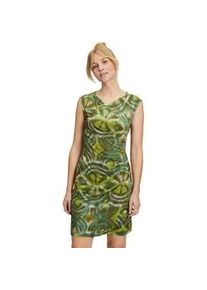 Druckkleid Cartoon "Cartoon Casual-Kleid ohne Arm" Gr. 34, Normalgrößen, grün (khaki/green) Damen Kleider Druck