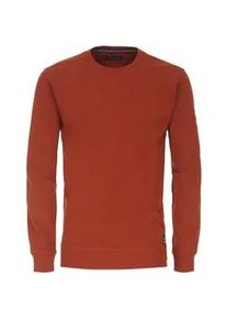 Sweatshirt Casamoda "Casamoda uni" Gr. L, orange (dunkelorange) Herren Sweatshirts