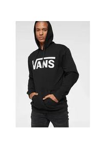 Kapuzensweatshirt Vans "MN CLASSIC PO HOODIE II" Gr. S, schwarz Herren Sweatshirts mit großem Logoprint