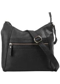 Umhängetasche Betty Barclay Gr. B/H/T: 32cm x 28cm x 8cm onesize, schwarz Damen Taschen echt Leder