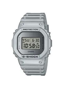 Chronograph Casio G-SHOCK "DW-5600FF-8ER" Armbanduhren silberfarben Herren Quarzuhr, Armbanduhr, Herrenuhr, digital,retro,bis 20 bar wasserdicht