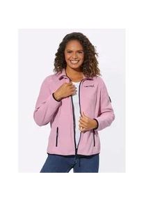 Fleecejacke Casual Looks Gr. 48, rosa (rosé) Damen Jacken