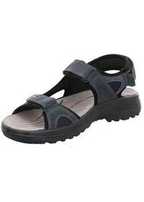 Sandale Jomos "Liberta" Gr. 43, blau (nachtblau) Herren Schuhe Sommerschuh, Klettschuh, Freizeitsandale, im Trekkinglook, Weite G