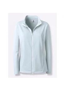 Shirtjacke Heine "Shirtjacke" Gr. 48, blau (hellblau) Damen Shirts