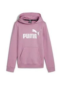 Kapuzensweatshirt Puma "ESS+ LOGO HOODIE FL G" Gr. 176, rosa (mauved out) Kinder Sweatshirts