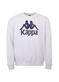 Sweatshirt Kappa Gr. L (52/54), weiß Herren Sweatshirts mit angesagtem Rundhalsausschnitt