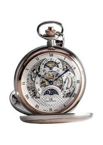 Taschenuhr Carl von Zeyten "Alb, CVZ0040RSL" Taschenuhren silberfarben Damen Mechanische Uhr, Herrenuhr, Made in Germany, Mondphase