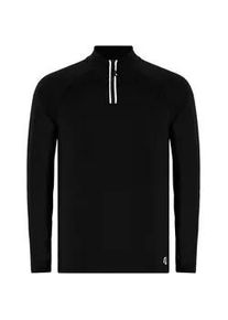 Sweater MOROTAI "MOROTAI Herren MOROTAI Training Dry Half Zip Top" Gr. L, schwarz Herren Sweatshirts