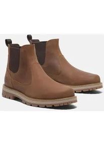 Chelseaboots Timberland "BRITTON ROAD MID CHELSEA BOOT" Gr. 41,5, braun (rust full grain) Herren Schuhe Stiefelette, Winterschuhe, Ankle Boots