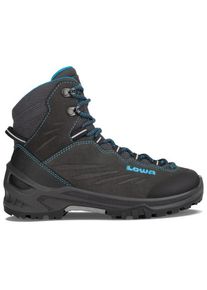 Wanderschuhe Lowa Cadin GTX Mid Junior Kinder (Gr 28 |schwarz |wasserdicht)