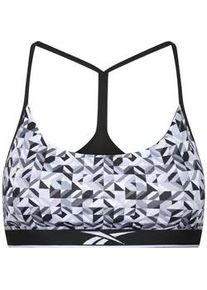 Bustier Reebok "Womens RBK Bra Top CITA" Gr. M, N-Gr, schwarz (black/grey) Damen BHs mit Spaghettiträgern