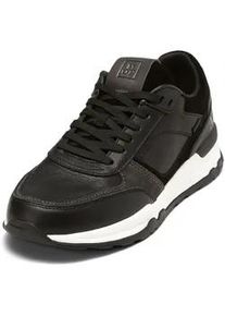 Marc O'Polo Sneaker MARC O'POLO "aus Velours- und Glattleder" Gr. 41, schwarz Herren Schuhe