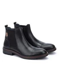 Chelseaboots Pikolinos "YORK" Gr. 43, schwarz Herren Schuhe Blockabsatz, Businessmode, Stiefelette mit Stretcheinsatz