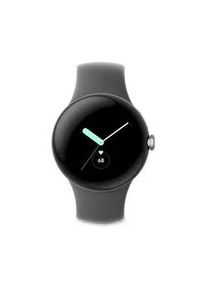 Google Pixel Watch - WLAN Smartwatch - Silber mit Charcoal Armband