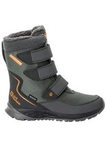 Winterboots Jack Wolfskin "POLAR BOOT TEXAPORE HIGH VC K" Gr. UK 10 - EU 28, Normalschaft, grün (slate-green) Kinder Schuhe