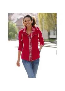 Fleecejacke Casual Looks Gr. 36, rot Damen Jacken