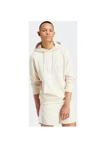 Kapuzensweatshirt Adidas ORIGINALS "TREFOIL HOODY" Gr. XL, weiß (wonder weiß) Herren Sweatshirts