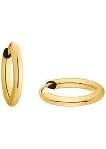 Paar Creolen Amor "9146338" Ohrringe Gr. Gelbgold 375, goldfarben Damen Made in Germany