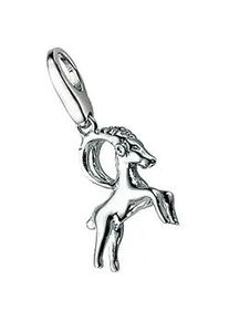 Charm Sternzeichen Giorgio Martello MILANO "Sternzeichen Steinbock, Silber 925" Charms silberfarben (silber) Damen