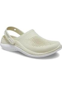 Clog Crocs "Lite Ride 360" Gr. 45, beige Herren Schuhe Sommerschuh, Gartenschuh, Poolslides, mit gepolsterter Innensohle