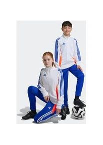 Trainingshose Adidas PERFORMANCE "TIRO24 TRPNT SY" Gr. 176, N-Gr, blau (lucid blue / app solar red white) Kinder Hosen